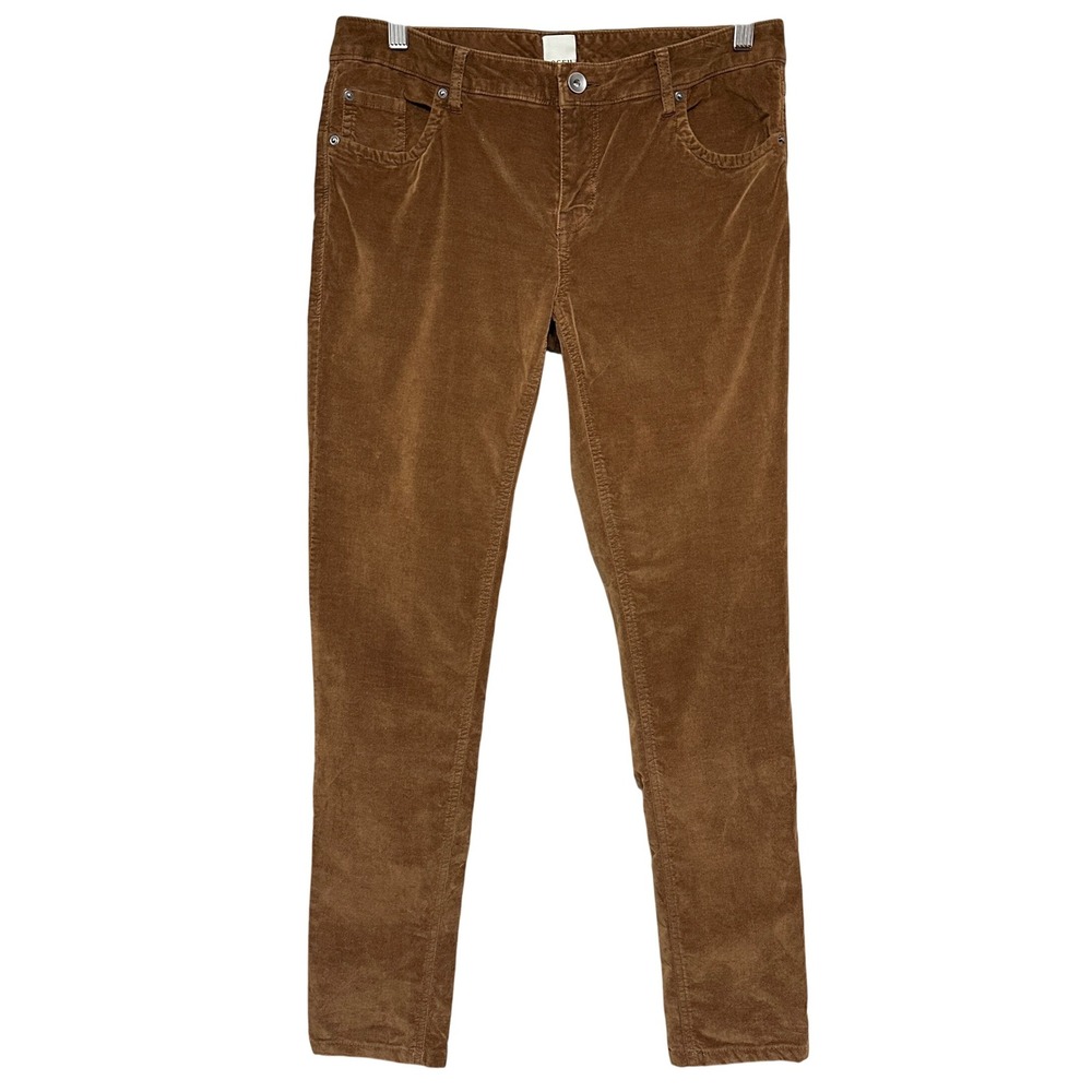 Ecru Kravitz Velvet Skinny Jeans Women 6 Cognac Fall Pants Indie Classic Stretch